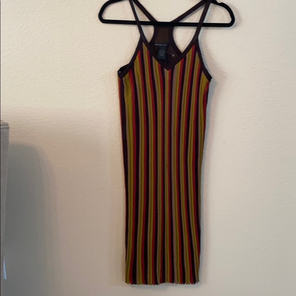 Stretchy fitted racer back dress